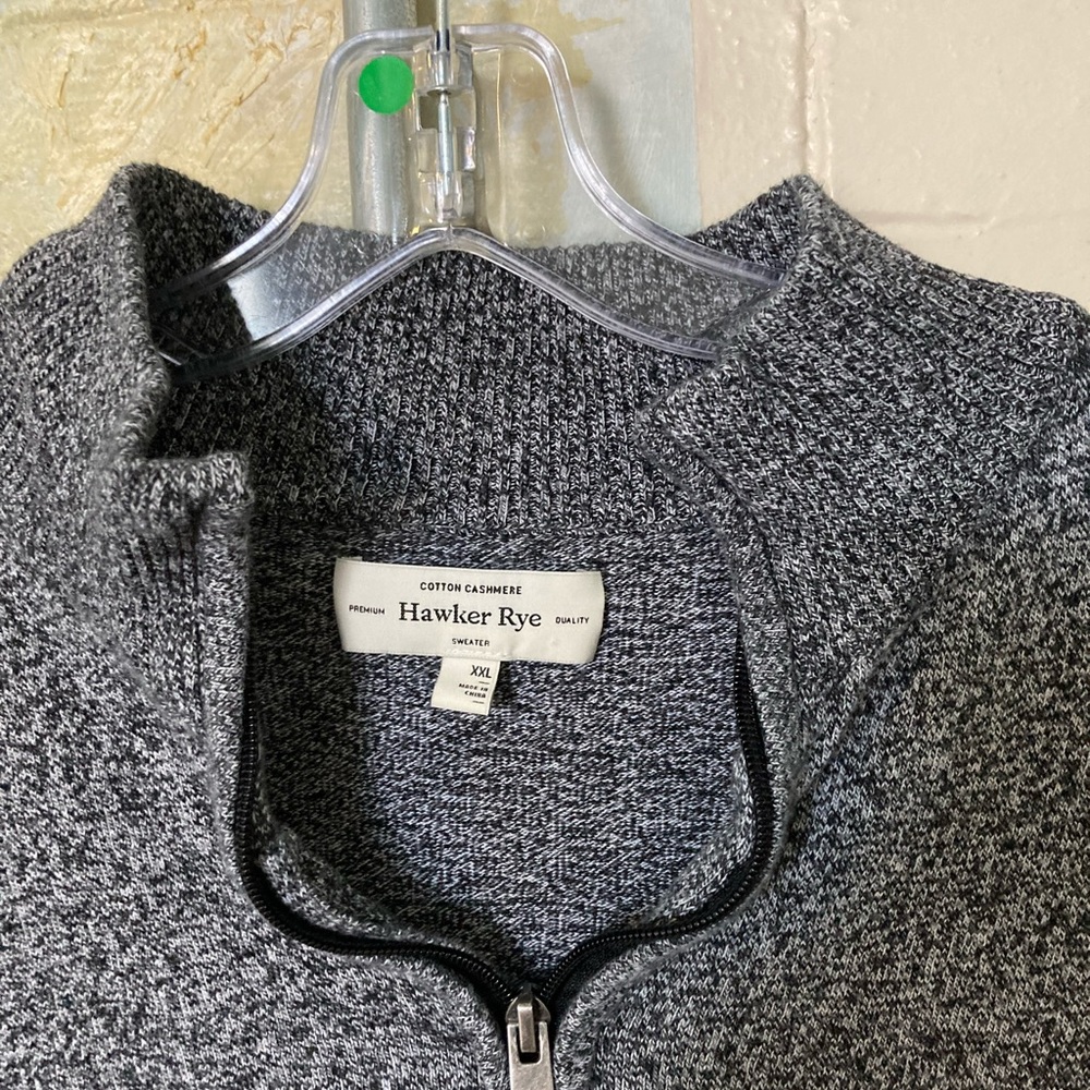 Men’s Hawker Rye quarter zip sweater